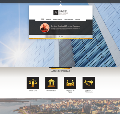 Site Aquino Camargo Advogados
