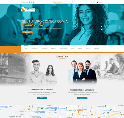 Site da Agência Elos